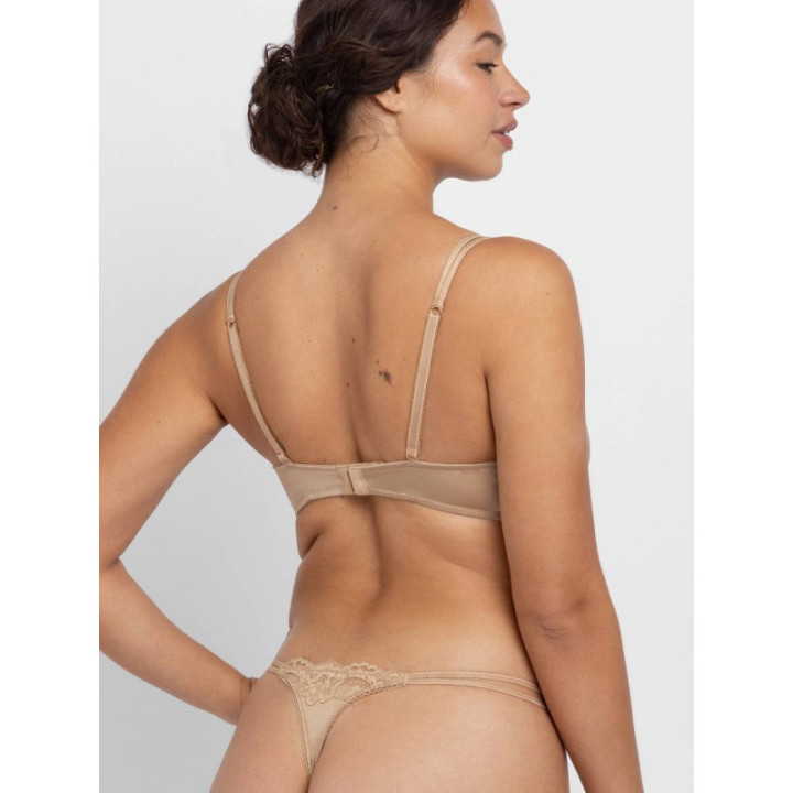 DORINA Origins Shiny Micro Γυναικείο Σουτιέν Bralette 2Τεμ. χωρίς ενίσχυση FXBR0071MI127-2X IVORY/BEIGE