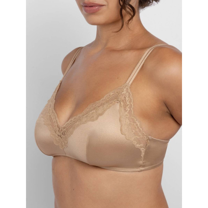 DORINA Origins Shiny Micro Γυναικείο Σουτιέν Bralette 2Τεμ. χωρίς ενίσχυση FXBR0071MI127-2X IVORY/BEIGE