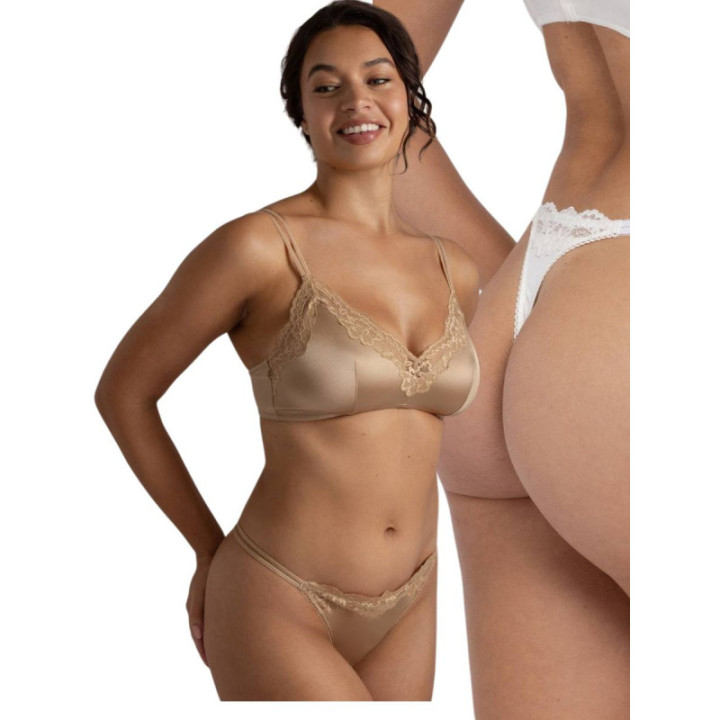 DORINA Origins Shiny Micro- 2TEM. String FXST0054MI127-2X0527 IVORY/BEIGE