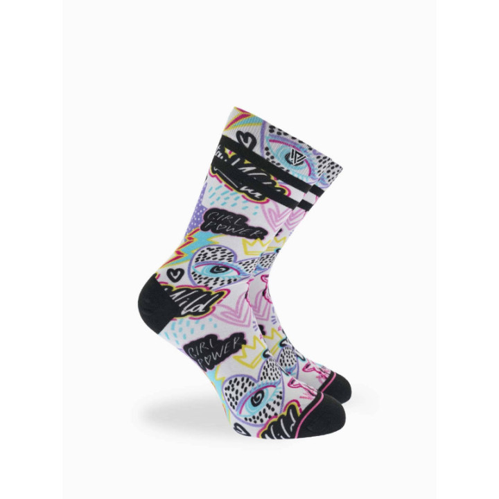 Walk Γυναικείες Κάλτσες από bamboo με seamless 360° print Multicolor S600-22_MULTI