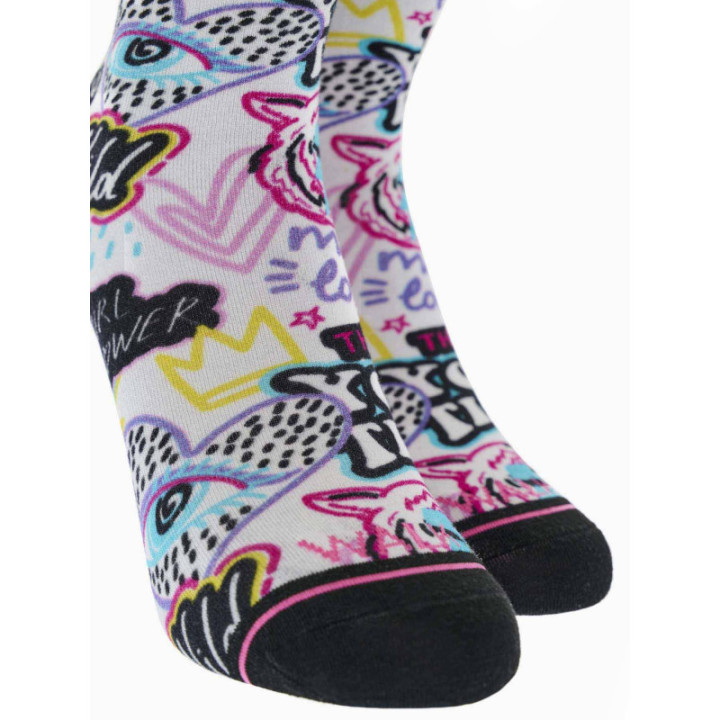 Walk Γυναικείες Κάλτσες από bamboo με seamless 360° print Multicolor S600-22_MULTI