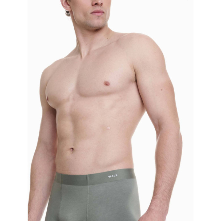 Walk Seamless Ανδρικό μπόξερ από bamboo W1771_24 Χακί