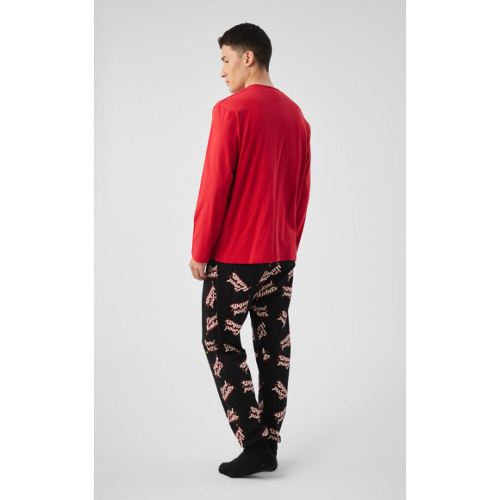 MINERVA Good Habits Ανδρική Πυτζάμα 90-71459-99 RED CHILI AW 2026-27