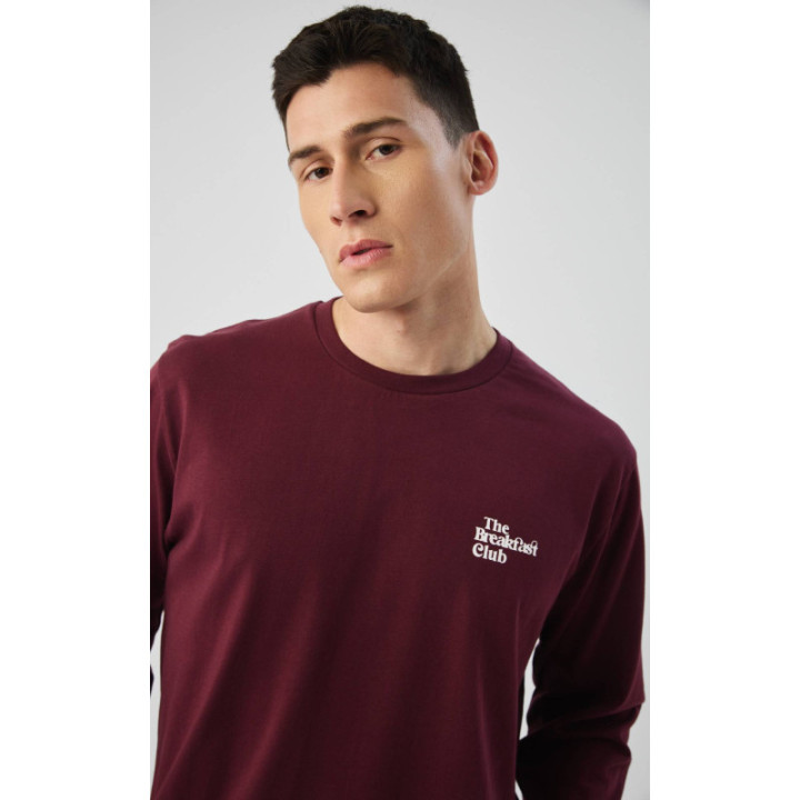 MINERVA Breakfast Ανδρική Πυτζάμα 90-71471-753 ΜΠΟΡΝΤΟ AW 2026-27
