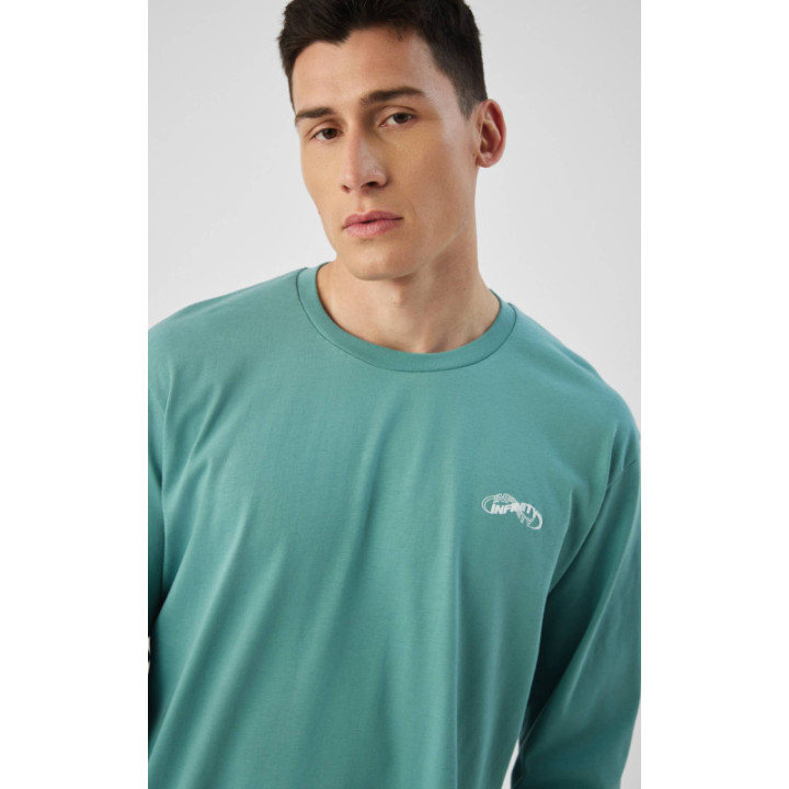 MINERVA Infinity Ανδρική Πυτζάμα με κορδόνι & τσέπες 90-71483-871 GREEN LIGHT AW 2026-27