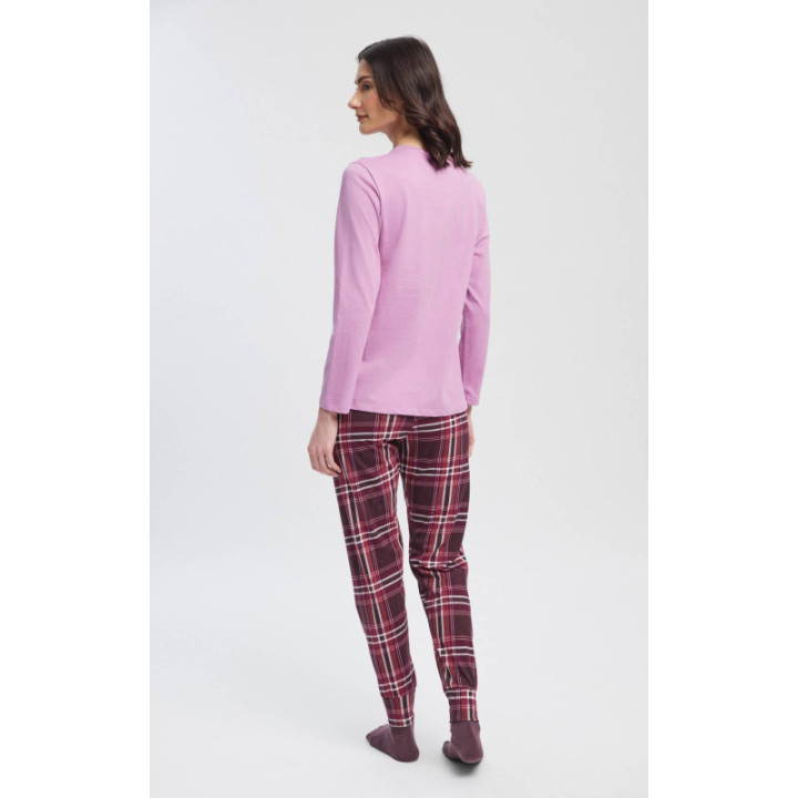 MINERVA Dream Καρό Γυναικεία Πυτζάμα 90-53424-630 LILAC AW 2026-27