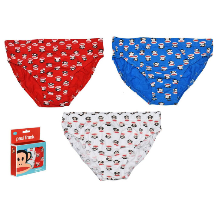 PAUL FRANK  SLIP  ΑΓΟΡΙ ΕΣΩΡΟΥΧΑ ΣΕΤ  3 ΤΜΧ  3002 95% ΒΑΜΒΑΚΙ-5% ΕΛΑΣΤΑΝ