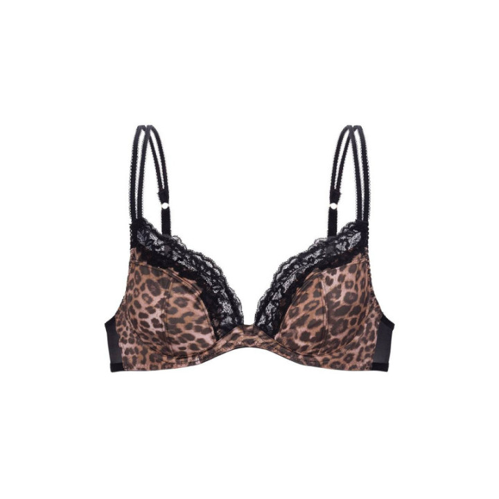 Dorina Origins Animal Non Padded Σουτιέν με μπανέλα , χωρίς ενίσχυση Cup D-E FXPG0076MI127-PR0018 Animal Black