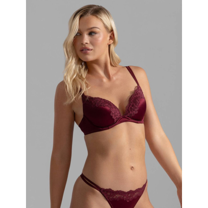 Dorina Origins Shiny Micro Push Up Σουτιέν με ενίσχυση και μπανέλα Cup-B FXPG0053MI127-RD0012 RED