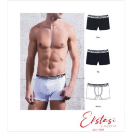 Sergio Tacchini Boxer Ανδρικό 9008 SET 3 X Boxer ΜΑΥΡΟ-ΛΕΥΚΟ-ΜΠΛΕ