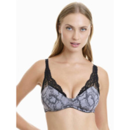 Walk σουτιέν με ενισχυμένα cups και δαντέλα Multicolor W2243_MULTI