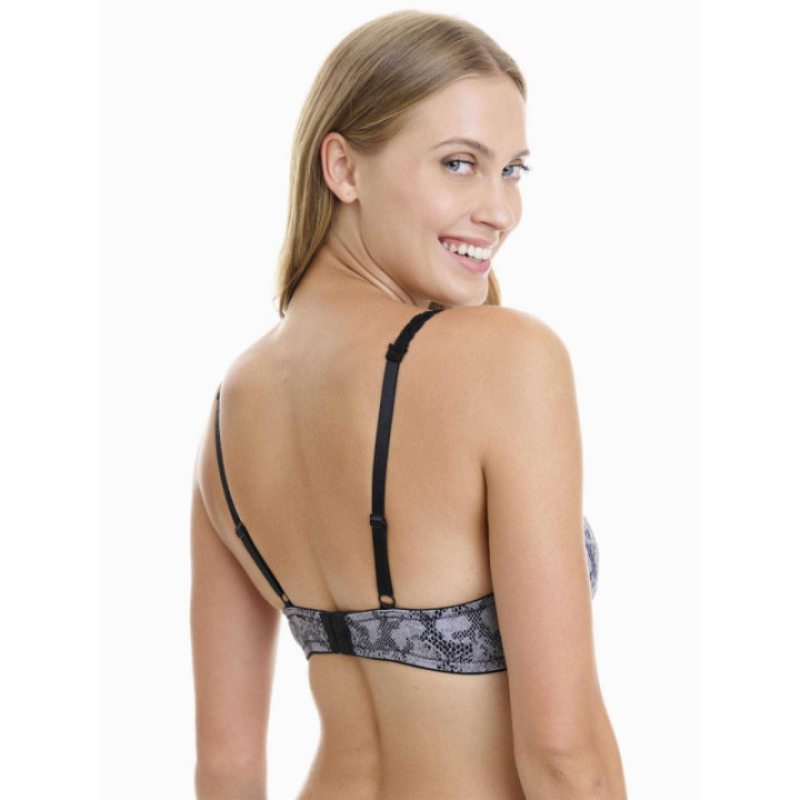 Walk σουτιέν με ενισχυμένα cups και δαντέλα Multicolor W2243_MULTI