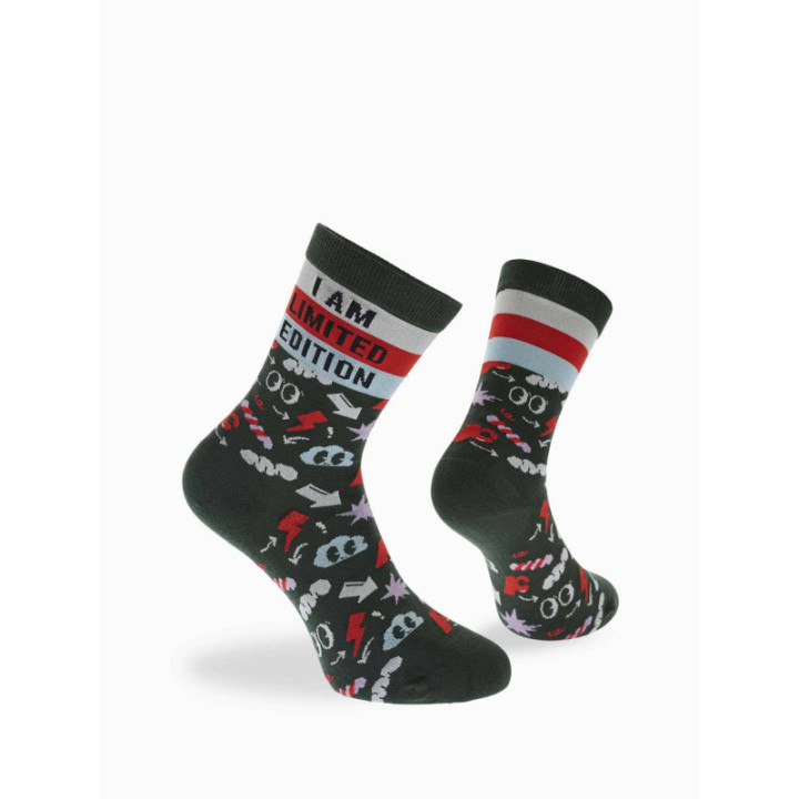 Walk Βαμβακερές κάλτσες με σχέδιο limited edition Πράσινο σκούρο W132-14_40