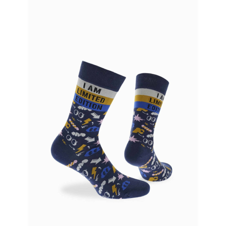 Walk Βαμβακερές κάλτσες με σχέδιο limited edition Mπλε ανοικτό W1064-40_04