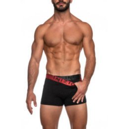 INIZIO ΑΝΔΡΙΚΟ BOXER ΜΕ ΕΞΩΤΕΡΙΚΟ ΜΕΤΑΛΙΖΕ ΛΑΣΤΙΧΟ 2 PACK ΜΑΥΡΟ/ΚΟΚΚΙΝΟ 4406