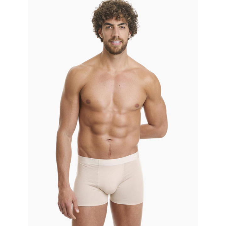 WALK Ανδρικό Seamless μπόξερ από bamboo Μπεζ W1771_19