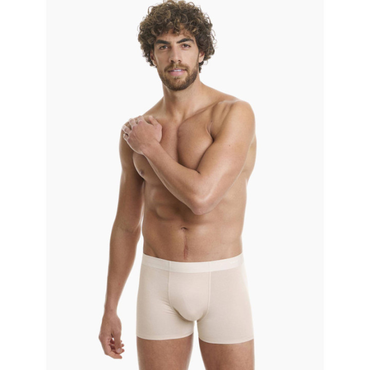 WALK Ανδρικό Seamless μπόξερ από bamboo Μπεζ W1771_19