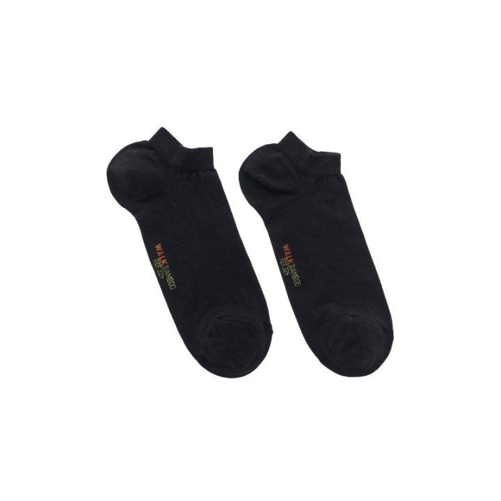 WALK Ανδρικές Κοφτές κάλτσες από bamboo Μαύρο W324_02