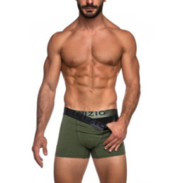 INIZIO ΑΝΔΡΙΚΟ BOXER ΜΕ ΕΞΩΤΕΡΙΚΟ ΜΕΤΑΛΙΖΕ ΛΑΣΤΙΧΟ 2 PACK XAKI/ΜΑΥΡΟ 4420