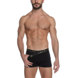 INIZIO ΑΝΔΡΙΚΟ BOXER ΜΕ ΕΞΩΤΕΡΙΚΟ MAT ΛΑΣΤΙΧΟ ΜΑΥΡΟ-ΜΑΥΡΟ 4441-2