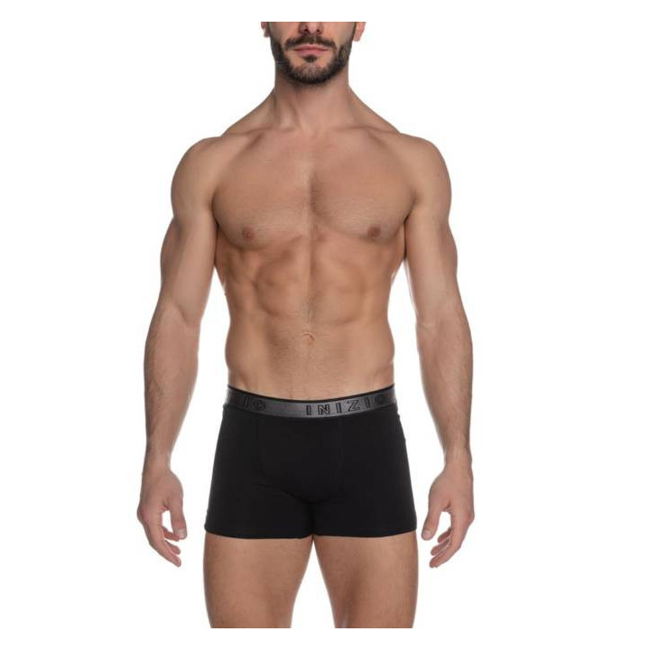 INIZIO ΑΝΔΡΙΚΟ BOXER ΜΕ ΕΞΩΤΕΡΙΚΟ MAT ΛΑΣΤΙΧΟ ΜΑΥΡΟ-ΑΣΗΜΙ ΜΑΥΡΟ-ΑΝΘΡΑΚΙ 44400-1