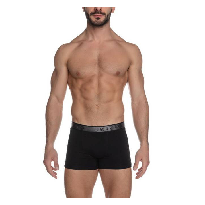 INIZIO ΑΝΔΡΙΚΟ BOXER ΜΕ ΕΞΩΤΕΡΙΚΟ MAT ΛΑΣΤΙΧΟ ΜΑΥΡΟ-ΑΣΗΜΙ ΜΑΥΡΟ-ΑΝΘΡΑΚΙ 44400-1