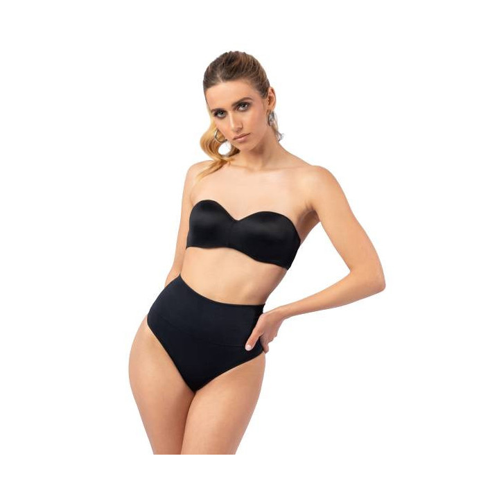 ZETA CURVES TRISHA Στρινγκ Κορσές Κοιλιάς Μαύρο