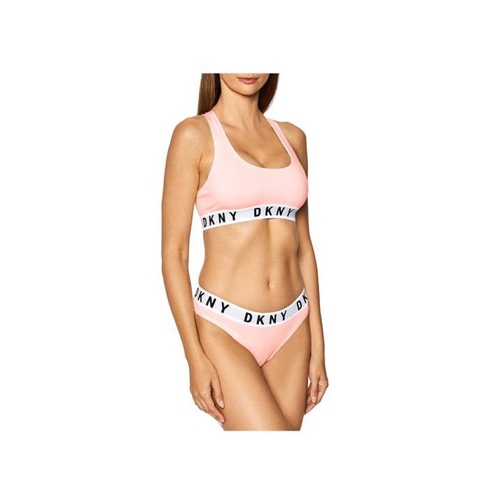DKNY Γυναικείο Μπουστάκι Racerback Cozy Boyfriend DK4519-ΡΟΖ
