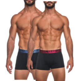INIZIO BOXER ΜΕ ΕΞΩΤΕΡΙΚΟ ΛΑΣΤΙΧΟ ΣΕ ΥΠΕΡΜΕΓΕΘΗ 2TEM. ΜΑΥΡΟ-ΜΑΥΡΟ 4400-BS3