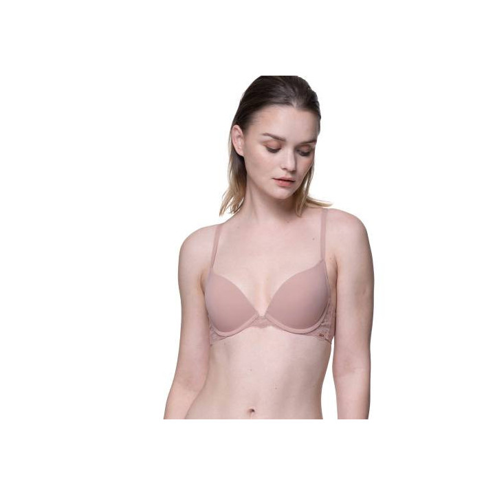 DORINA ROSA PUSH UP ΜΕ ΕΝΙΣΧΥΣΗ ΚΑΙ ΜΠΑΝΕΛΑ 3/4 CUP Β, D001681MI033-PK0013 PINK-ΡΟΖ