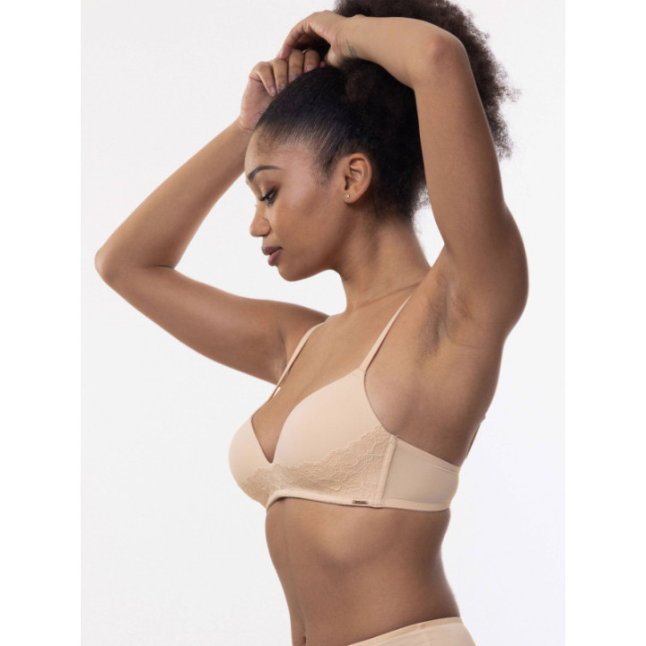 DORINA 2xΣΟΥΤΙΕΝ FILI/LACE-2PP ΜΕ ΕΛΑΦΡΑ ΕΝΙΣΧΥΣΗ SOFT BRA FULL CUP-B, ΧΩΡΙΣ ΜΠΑΝΕΛΑ D001937MI033-2X0097 ΜΑΥΡΟ-ΜΠΕΖ