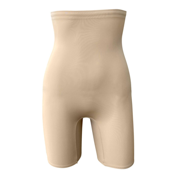 SECRET WEAPONS - Shapewear Shorts SW053 Ψηλόμεσο Λαστέξ με πόδι Μπεζ
