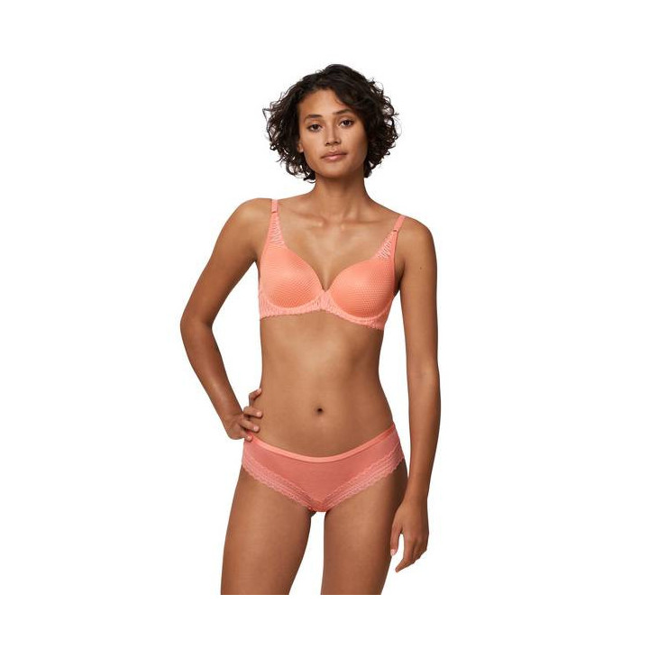 TRIUMPH ΓΥΝΑΙΚΕΙΟ SLIP HIPSTER TEMPTING TULLE 10209949-4128 PEACH