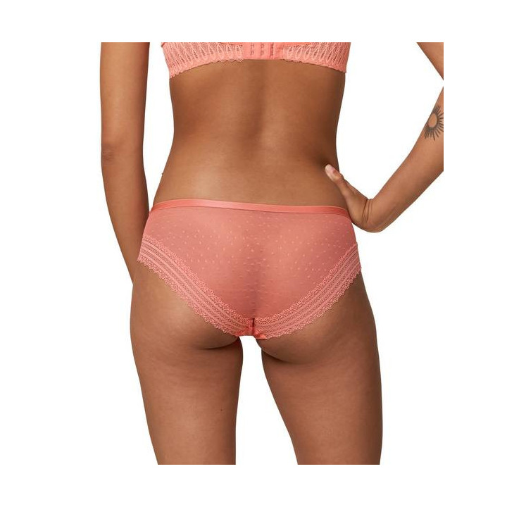TRIUMPH ΓΥΝΑΙΚΕΙΟ SLIP HIPSTER TEMPTING TULLE 10209949-4128 PEACH