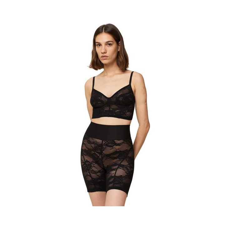 TRIUMPH ΓΥΝΑΙΚΕΙΟ BRALETTE SMART DECO BUSTER 10214500-0004 ΜΑΥΡΟ