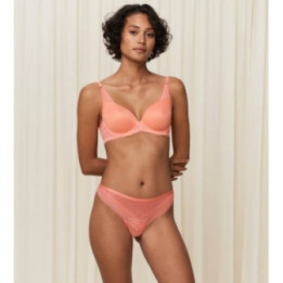 TRIUMPH ΓΥΝΑΙΚΕΙΟ SLIP STRING TEMPTING TULLE 10210063-4128 PEACH