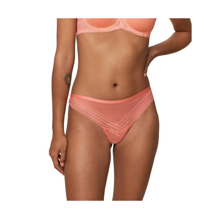 TRIUMPH ΓΥΝΑΙΚΕΙΟ SLIP STRING TEMPTING TULLE 10210063-4128 PEACH