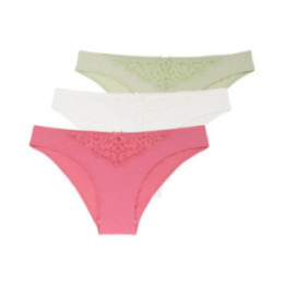 DORINA MILO ΓΥΝΑΙΚΕΙΟ SLIP 3TEM. BRASILIAN D001964LA086-3X0116 Pink/Ivory/Green