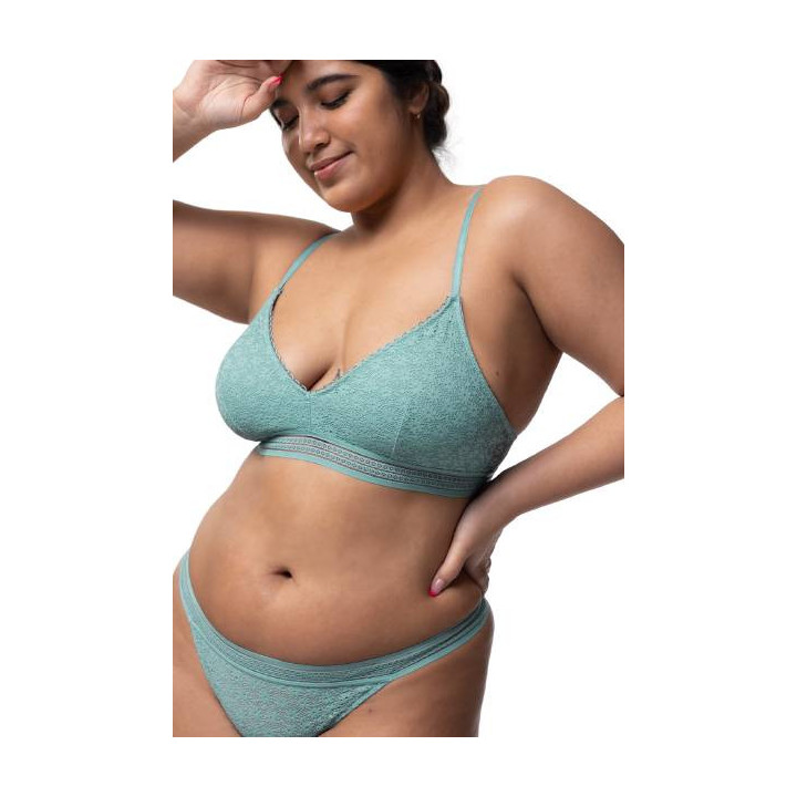 DORINA YUKA ΓΥΝΑΙΚΕΙΟ STRING 2TEM. D001835LA064-2X0257 Ivory/Green