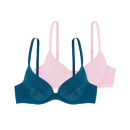 DORINA KELSEA ΣΟΥΤΙΕΝ PUSH-UP ΜΕ ΕΝΙΣΧΥΣΗ CUP B  2 TEM. D001290LA088-2X0254 Blue/Pink