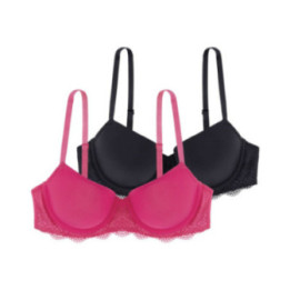DORINA ESTELLE ΣΟΥΤΙΕΝ ΜΕ ΕΛΑΦΡΑ ΕΝΙΣΧΥΣΗ CUP B 2TEM. D001818MI033-2X0253 Pink/Black