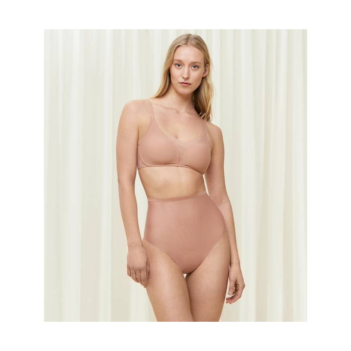 TRIUMPH SHAPE SMART HIGHWAIST-ΚΟΡΣΕΣ ΨΗΛΟΜΕΣΟΣ STRING 10209535-7575 ΜΠΕΖ-ΧΡΩΜΑ ΔΕΡΜΑΤΟΣ