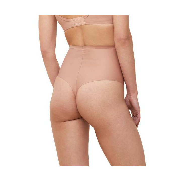 TRIUMPH SHAPE SMART HIGHWAIST-ΚΟΡΣΕΣ ΨΗΛΟΜΕΣΟΣ STRING 10209535-7575 ΜΠΕΖ-ΧΡΩΜΑ ΔΕΡΜΑΤΟΣ