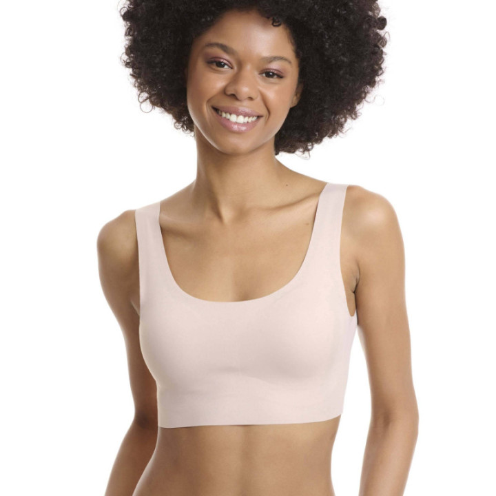 WALK Γυναικείο Bralette laser cut Μπεζ Ανοικτό w2270