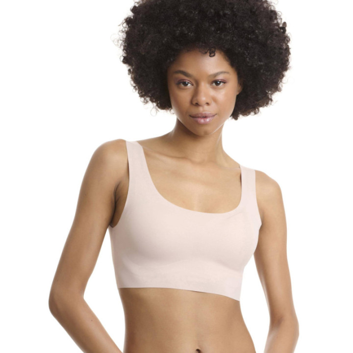 WALK Γυναικείο Bralette laser cut Μπεζ Ανοικτό w2270